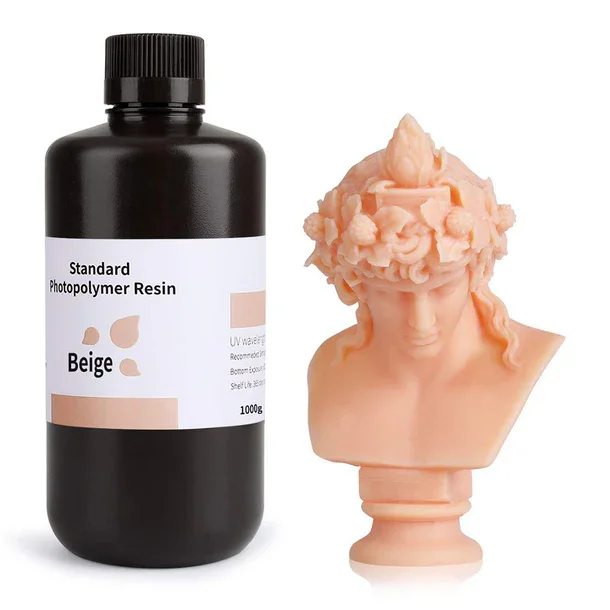 BEIGE ESTANDAR RESINA ELEGOO 1 KG. SKU 50.103.0087