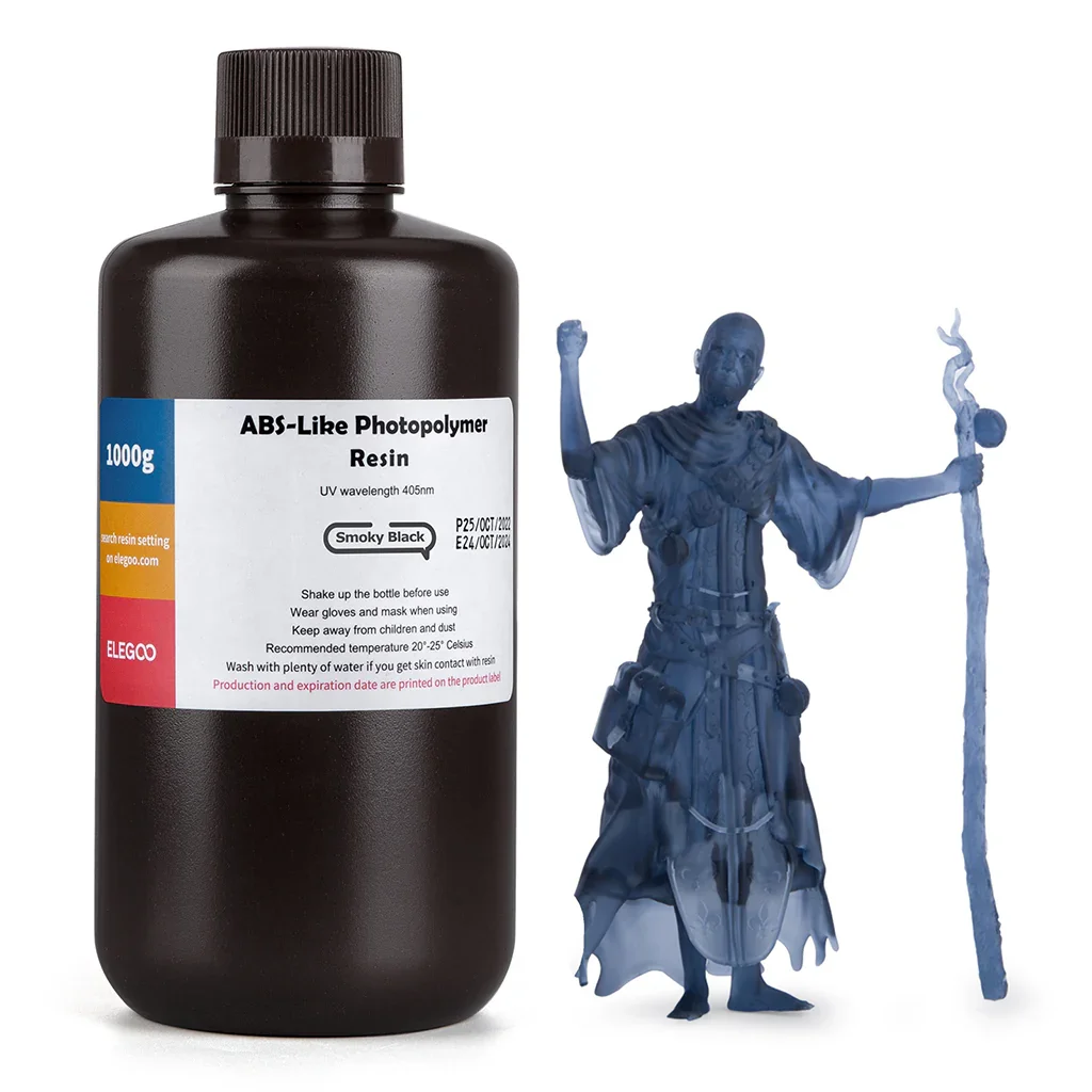 NEGRO ABS RESINA ELEGOO 1kg 50.103.0115