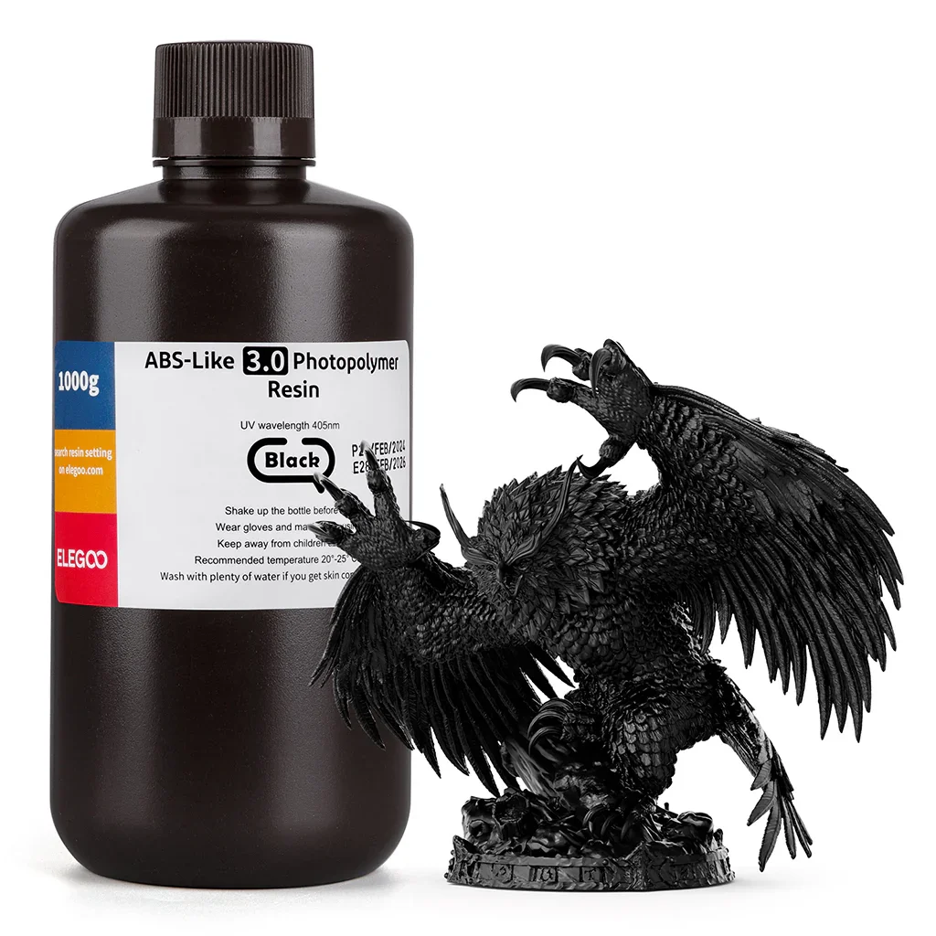 NEGRO ABS V3.0 RESINA ELEGOO 1Kg 50.103.0149