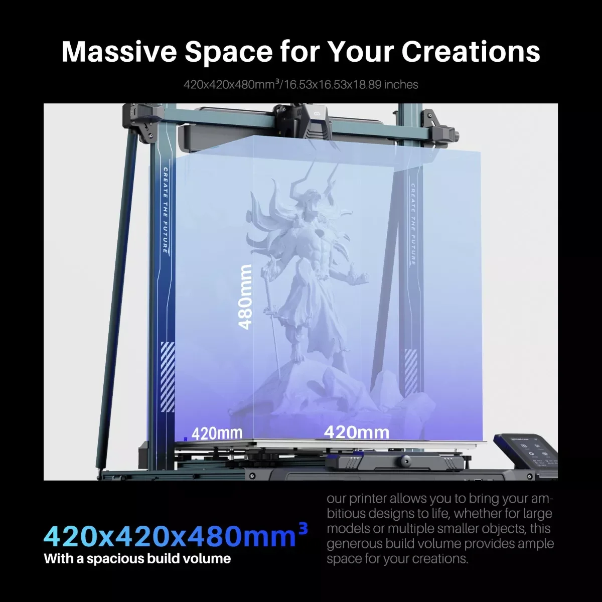 PREVENTA  Neptune 4 max 420x420x480mm Klipper 500mms Impresora 3D FDM ELEGOO 
