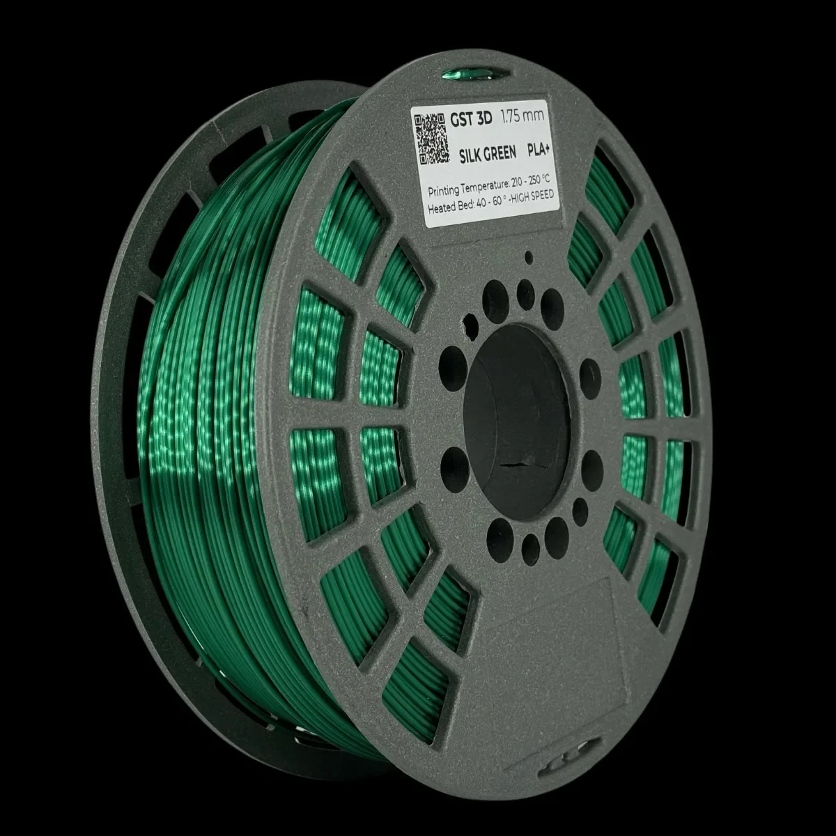 SILK VERDE GREEN GST CON CAJA PLA Filamento 3D 1.75 1KG