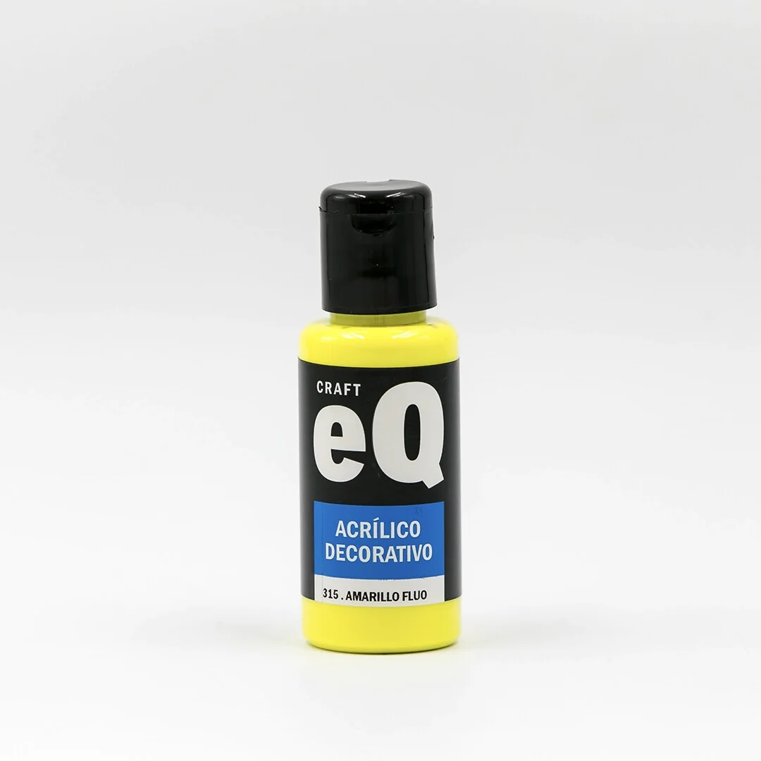 Amarillo Fluo (315) Acrilico Decorativo x 50cc EQ