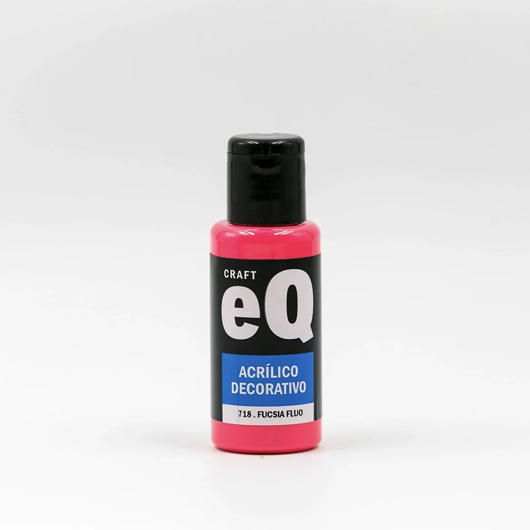 Fucsia Fluo (718) Acrilico Decorativo x 50cc EQ