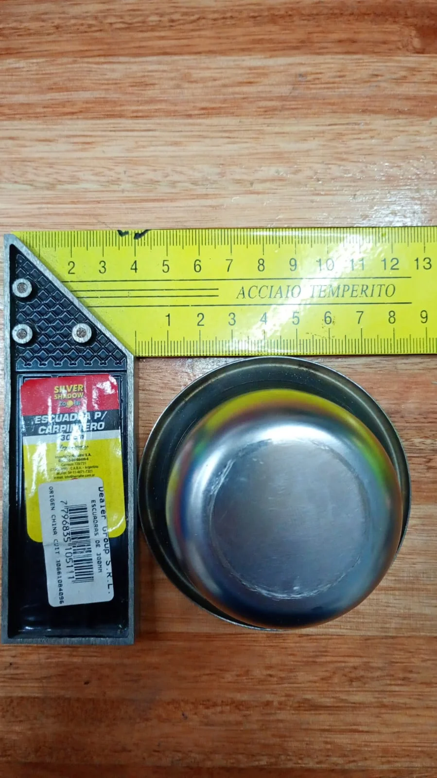 Mate 3d De Acero Inoxidable Solo Interior 140m (LAS MEDIDAS PUEDEN VARIAR)