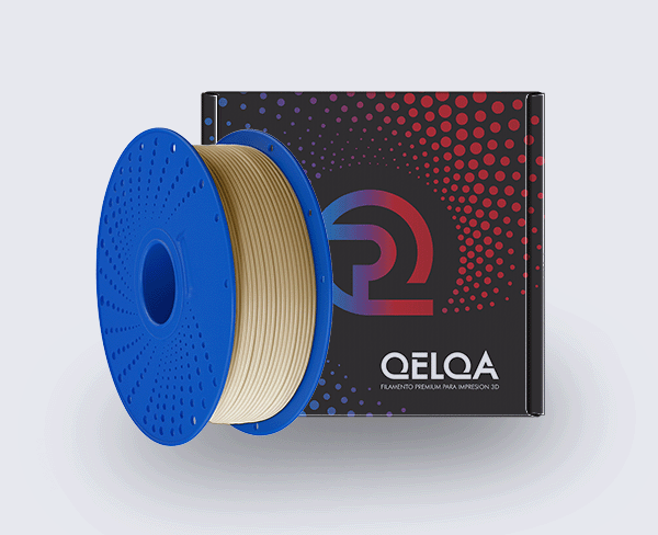 NARANJA PASTEL (Pastel Orange) PLA QELOA FILAMENTO 3D 1.75MM 1KG
