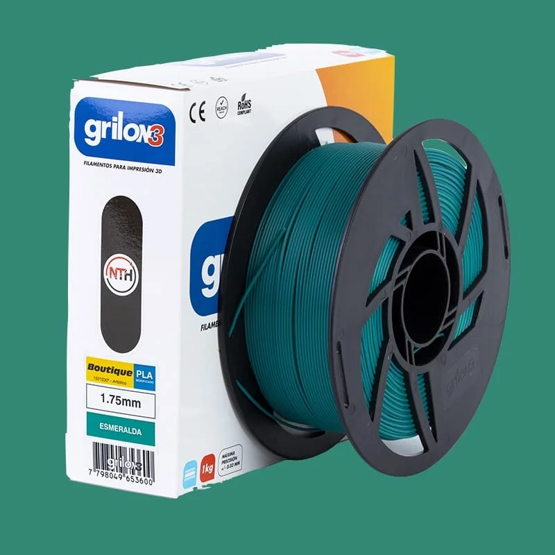 ESMERALDA PLA BOUTIQUE GRILON FILAMENTO 3D 1.75MM 1KG M17IES175CJ
