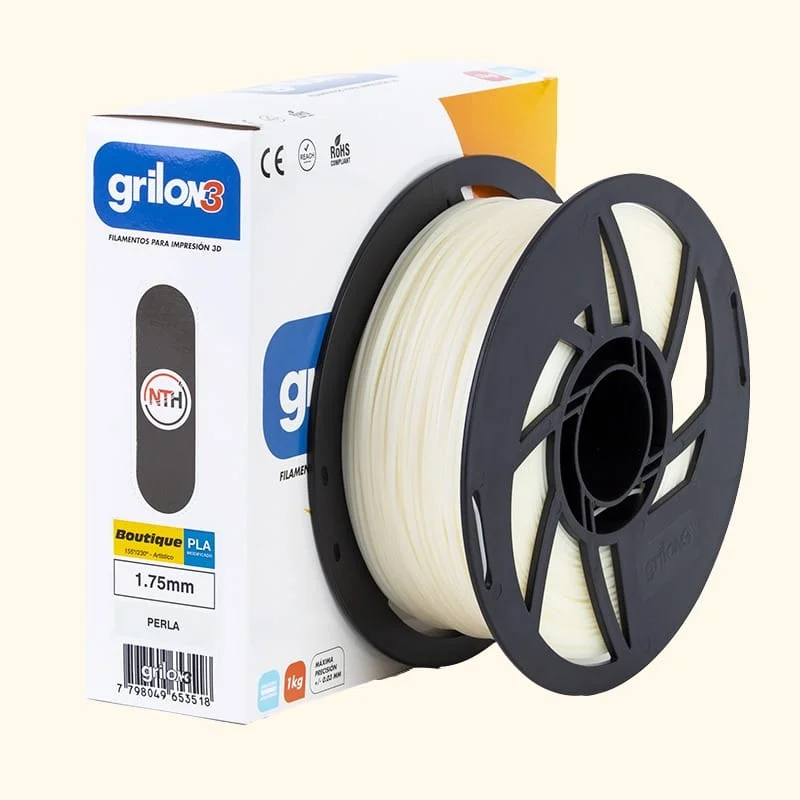 PERLA CALIDO PLA BOUTIQUE GRILON FILAMENTO 3D 1.75MM 1KG M17IPE175CJ