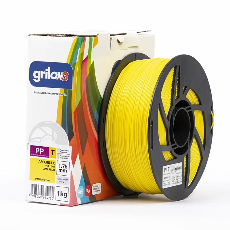 AMARILLO PPT Filamento Impresora 3D Grilon3 Pp-T 1.75 Mm X 1 Kg
