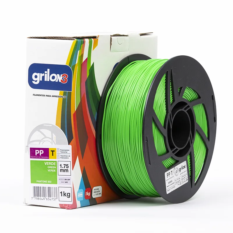 VERDE PPT Filamento Impresora 3D Grilon3 Pp-T 1.75 Mm X 1 Kg