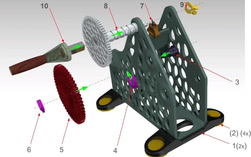 Bobinadora de carrete v1 (rebobinador carretel bobinador) descarga gratis el proyecto