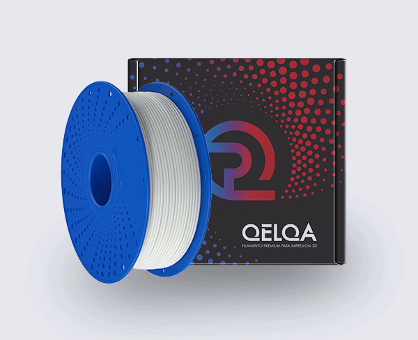 BLANCO (White) PLA QELQA FILAMENTO 3D 1.75MM 1KG